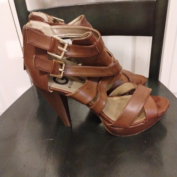 G by Guess brown Dixie platforms - Picture 6 of 7
